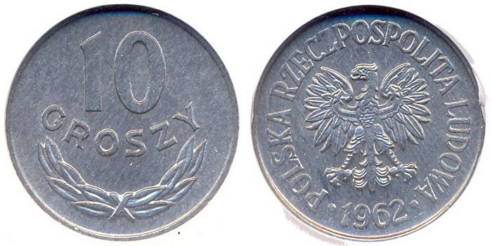 10 groszy 1962