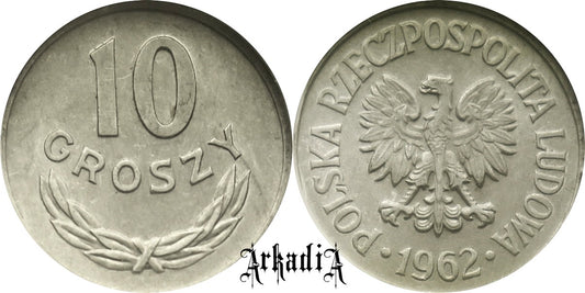 10 groszy 1962