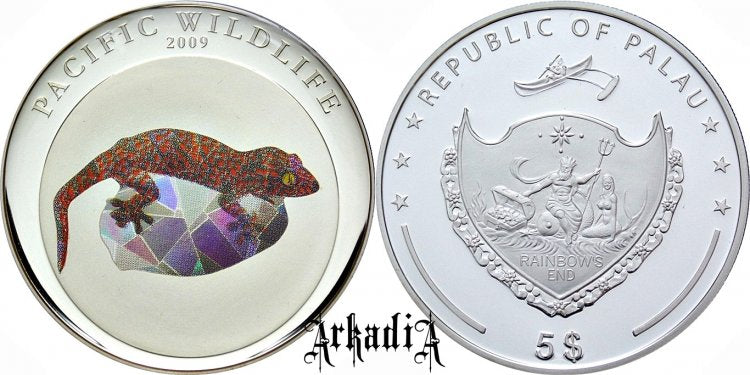 Przyroda Pacyfiku - jaszczurka