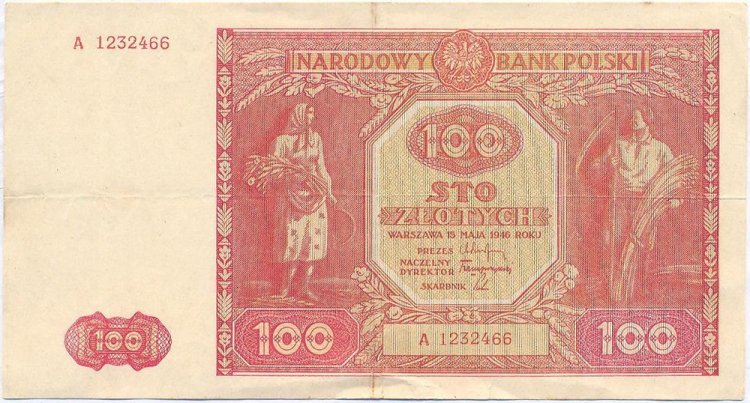 100 złotych 1946