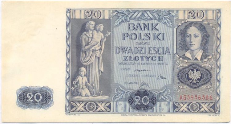 20 złotych 1936