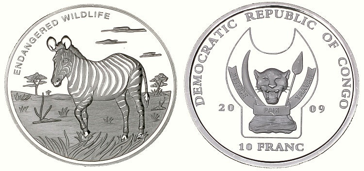 Zagrożone zwierzęta Afryki - zebra