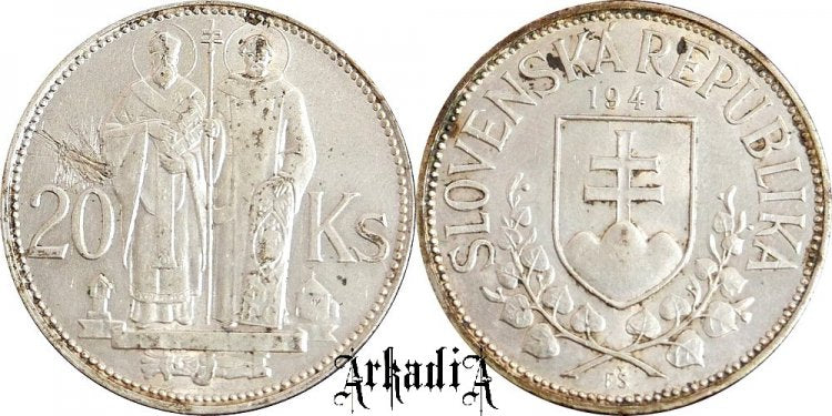 Słowacja 20 koron 1941