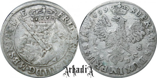 Fryderyk III - Prusy Książęce ort 1699