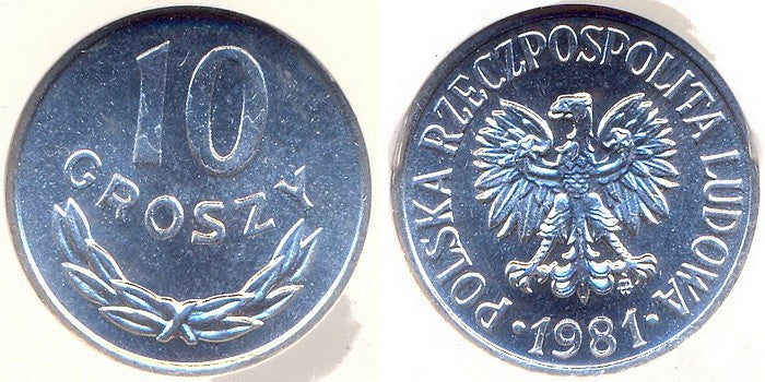 10 groszy 1981