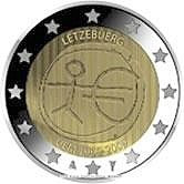 10 lat strefy euro - Luksemburg