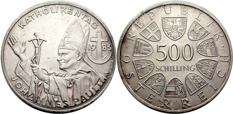 Austria 500 Sch 1983
