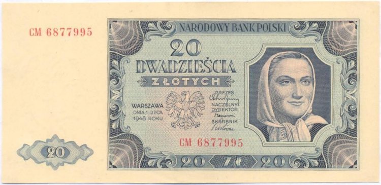 20 złotych 1948