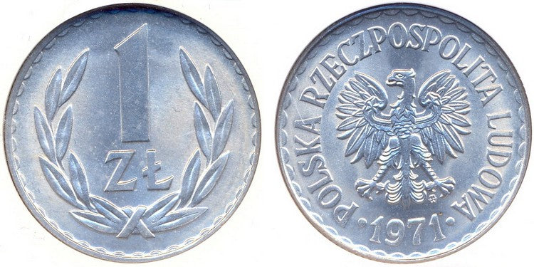 1 złoty 1971