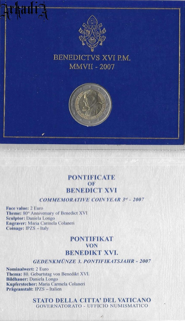 Watykan - 80-te urodziny papieża Benedykta XVI
