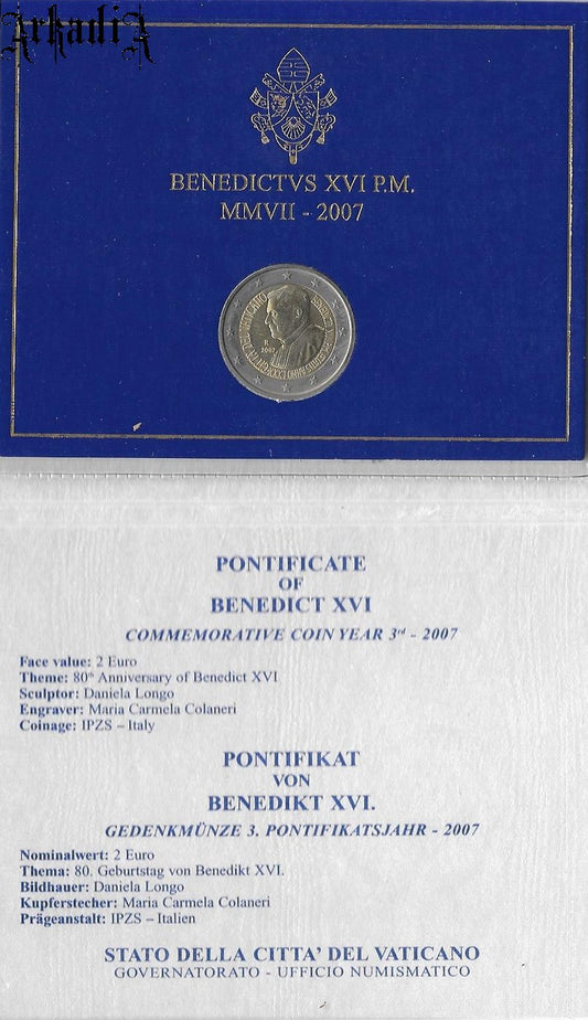 Watykan - 80-te urodziny papieża Benedykta XVI