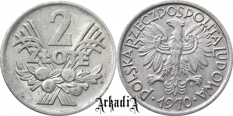 2 złote 1970