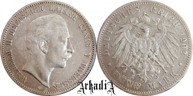 Prusy 5 marek 1902