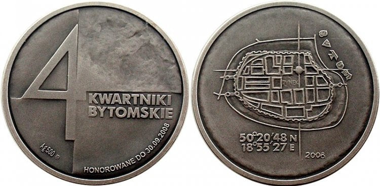 Bytom 4 kwartniki - pieczęć