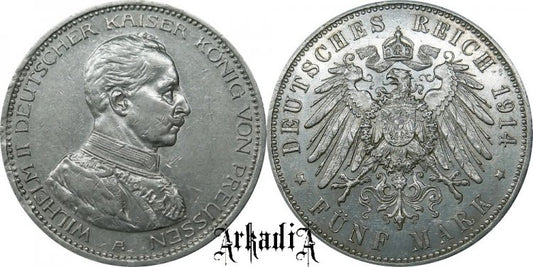 Prusy 5 marek 1914 - mundur