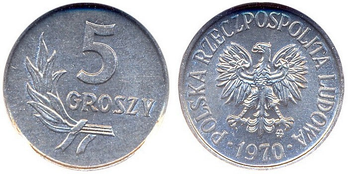 5 groszy 1970