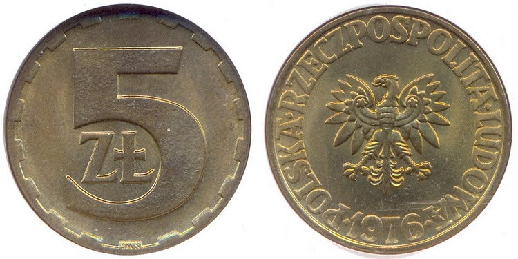5 złotych 1976