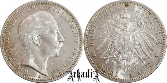 Prusy 3 marki 1912 A