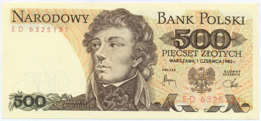 500 złotych 1982