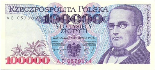 100 000 złotych 1993
