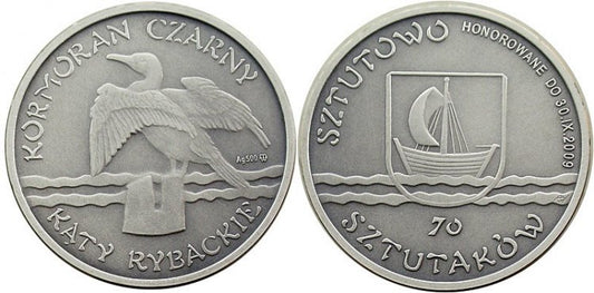 Kąty Rybackie 70 sztutaków - kormoran