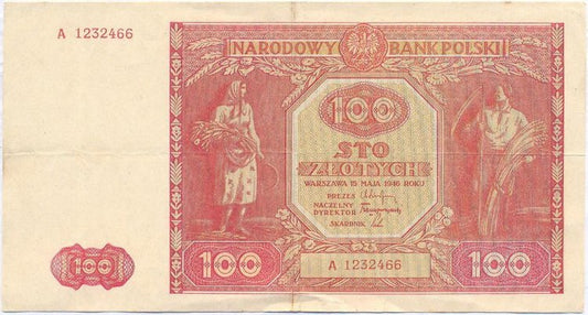 100 złotych 1946