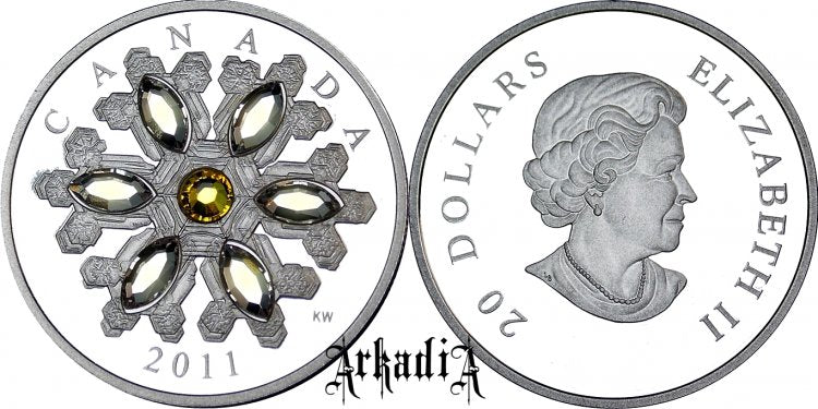 Płatek śniegu 2011 - topaz