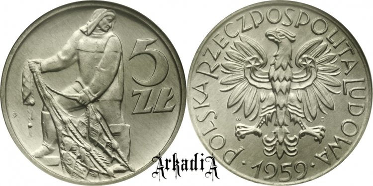 5 złotych 1959