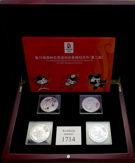 Olimpiada w Pekinie - proof set