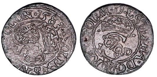 Stefan Batory szeląg koronny 1583 ID