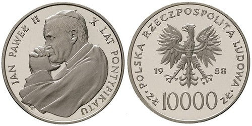 Jan Paweł II - X lat pontyfikatu
