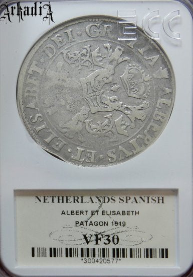 Niderlandy hiszpańskie patagon 1619