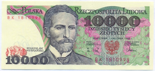 10 000 złotych 1988