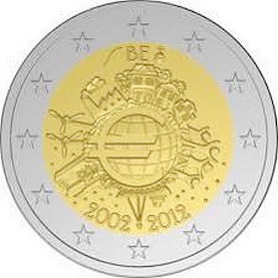 10 lat euro - Belgia