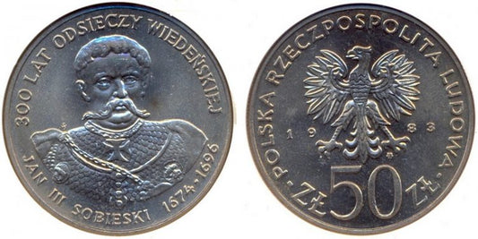 50 złotych Sobieski 1983