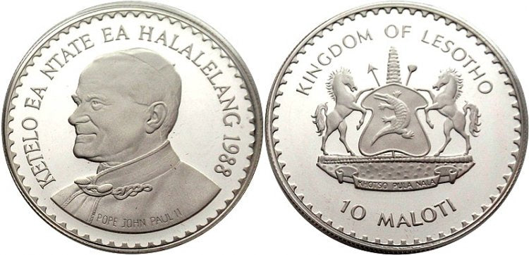 Lesoto 10 M 1988