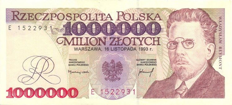 1 000 000 złotych 1993
