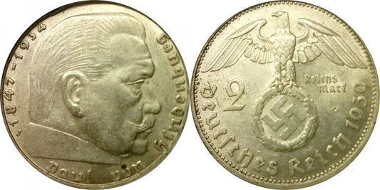 Niemcy 2 marki 1939 J Hindenburg