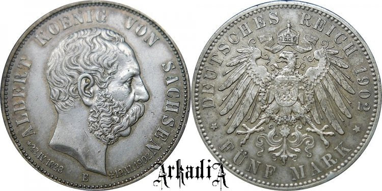 Saksonia 5 marek 1902