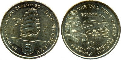 Gdynia 3 fregaty - Dar Młodzieży