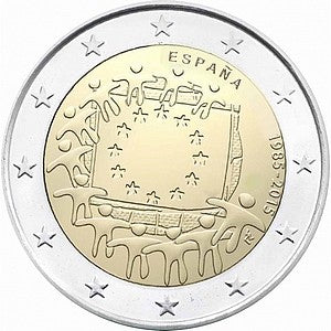 Hiszpania - flaga Unii Europejskiej