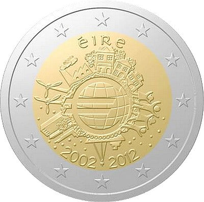 10 lat euro - Irlandia