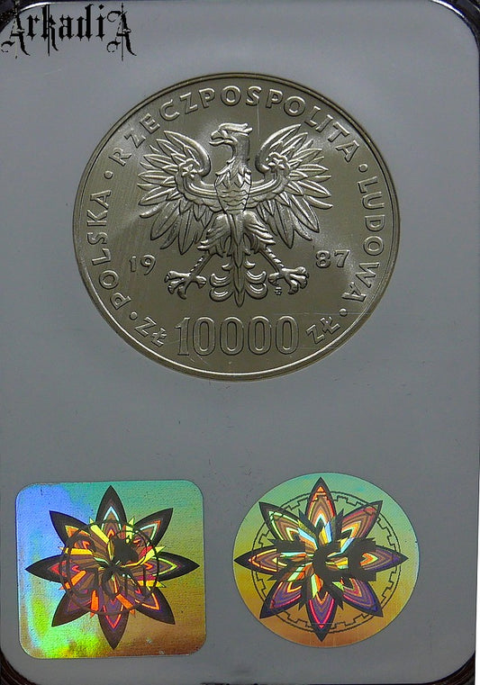 10000 złotych Jan Paweł II 1987
