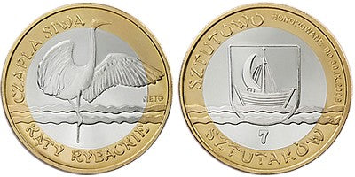 Kąty Rybackie 7 sztutaków - czapla