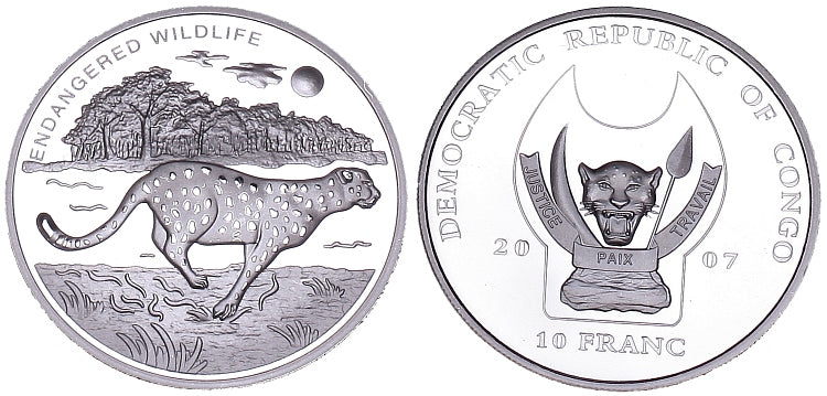 Zagrożone zwierzęta Afryki - gepard