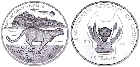 Zagrożone zwierzęta Afryki - gepard