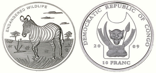 Zagrożone zwierzęta Afryki - zebra