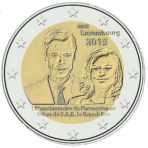 Luksemburg - 15 rocznica koronacji Wielkiego Księcia