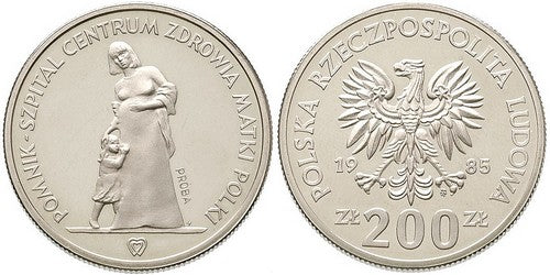 Pomnik - szpital Centrum Zdrowia Matki Polki