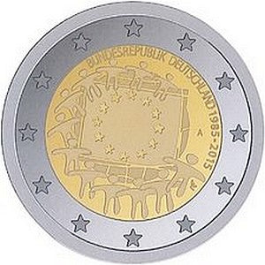Niemcy - flaga Unii Europejskiej